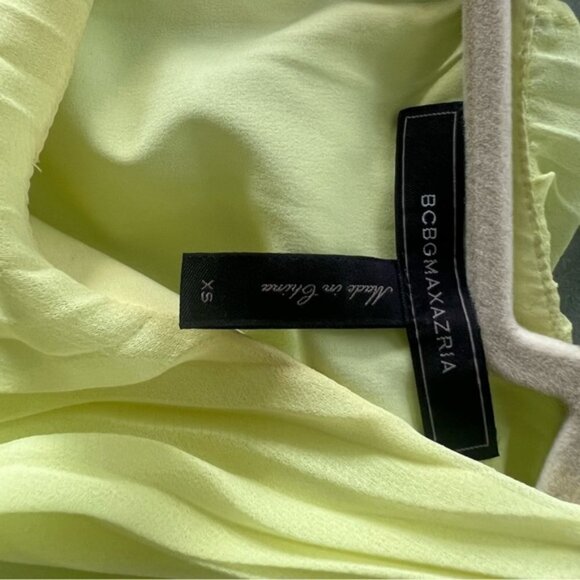 Bcbgmaxazria Shaina Sleeveless Pleated Gown - Picture 8 of 14